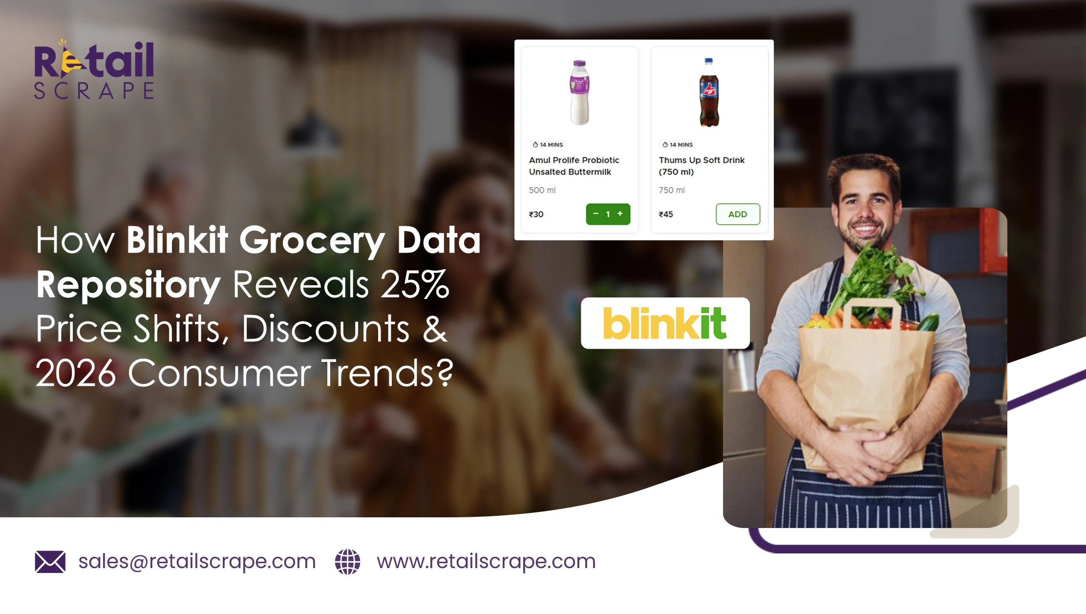 How Blinkit Grocery Data Repository Reveals 25% Price Shifts, Discounts & 2026 Consumer Trends?