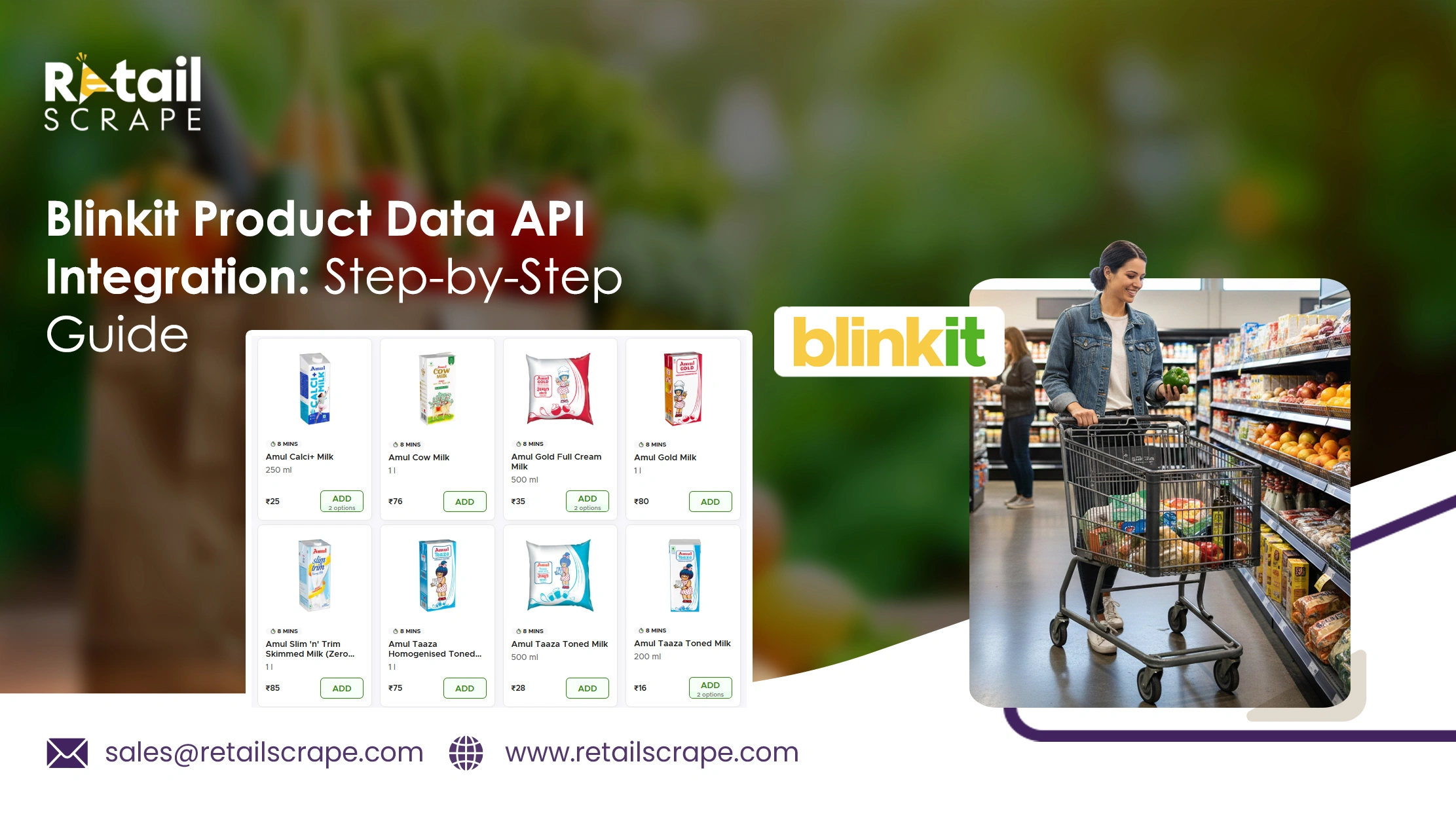 Step-by-Step Guide to Building a Blinkit Product Data API Integration
