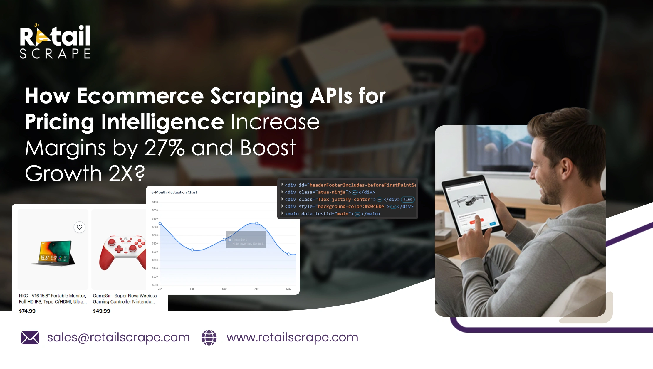 How Ecommerce Scraping APIs for Pricing Intelligence Increase Margins by 27% and Boost Growth 2X?