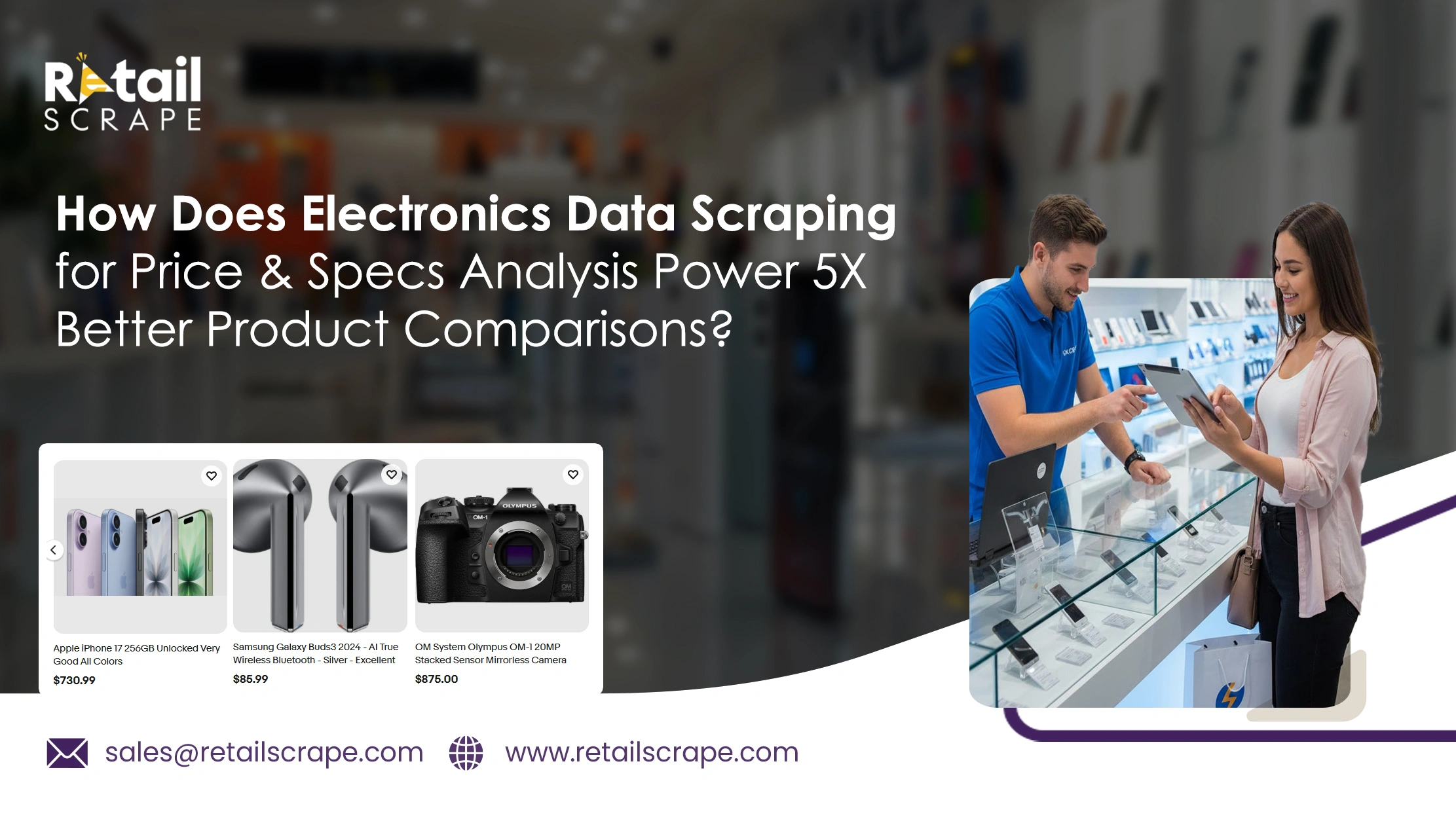 How Does Electronics Data Scraping for Price & Specs Analysis Power 5X Better Product Comparisons?