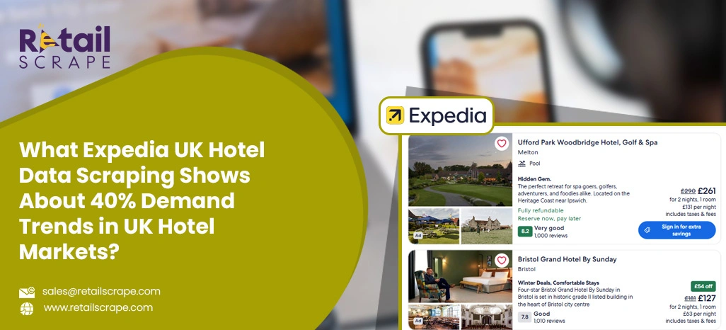 What Expedia UK Hotel Data Scraping Shows About 40% Demand Trends in UK Hotel Markets?