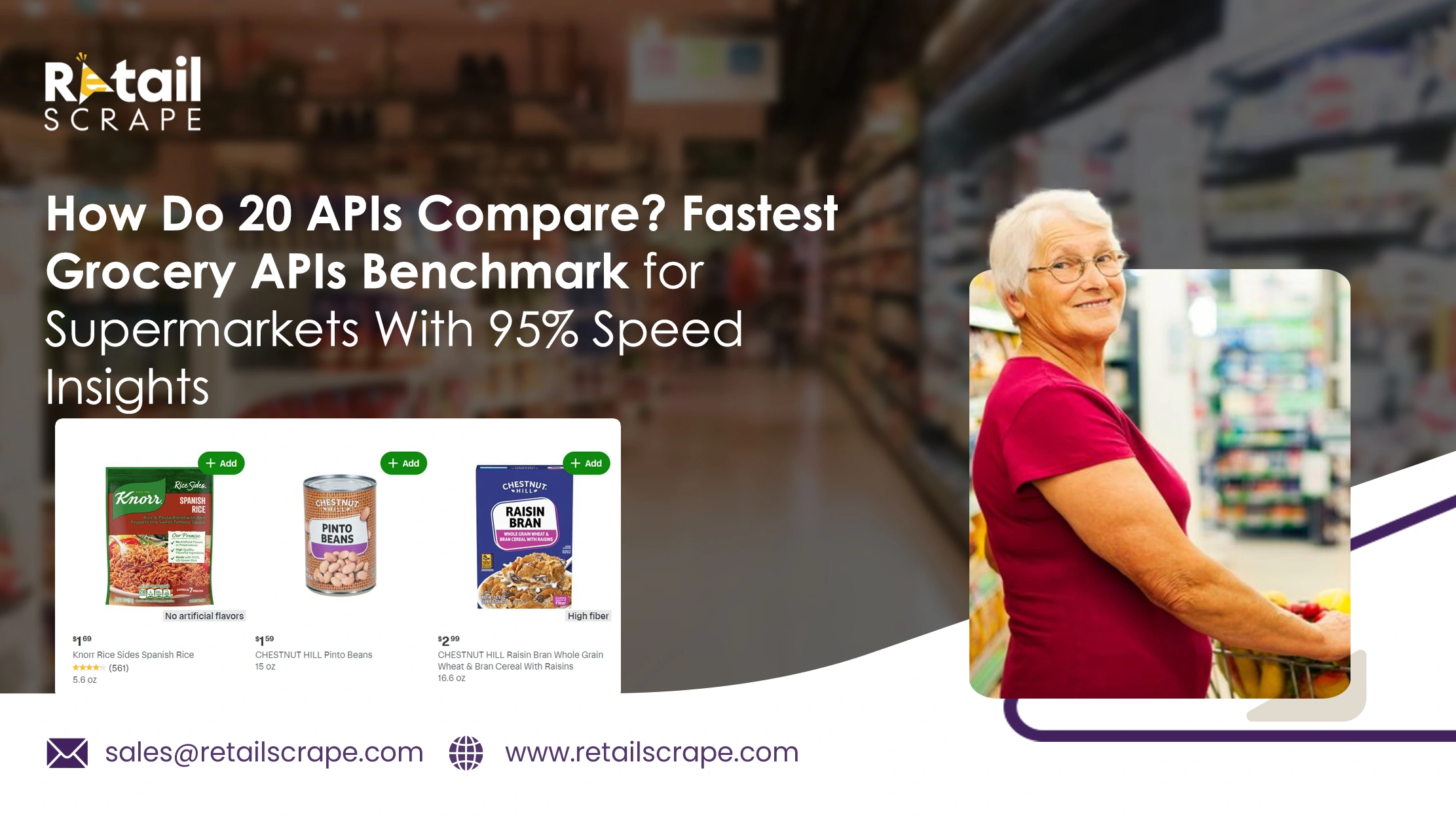 How Do 20 APIs Compare? Fastest Grocery APIs Benchmark for Supermarkets With 95% Speed Insights