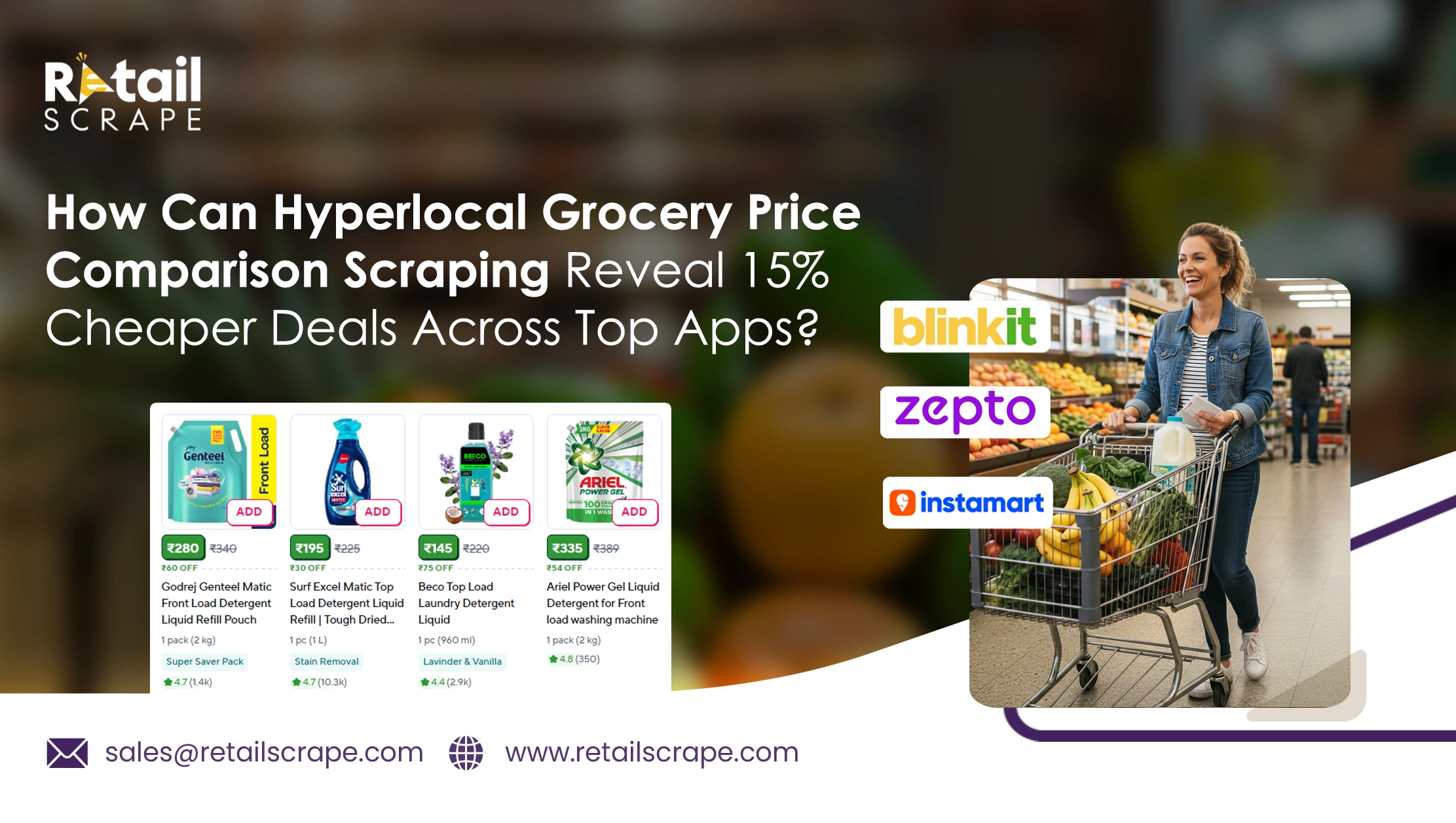 How Can Hyperlocal Grocery Price Comparison Scraping Reveal 15% Cheaper Deals Across Top Apps?