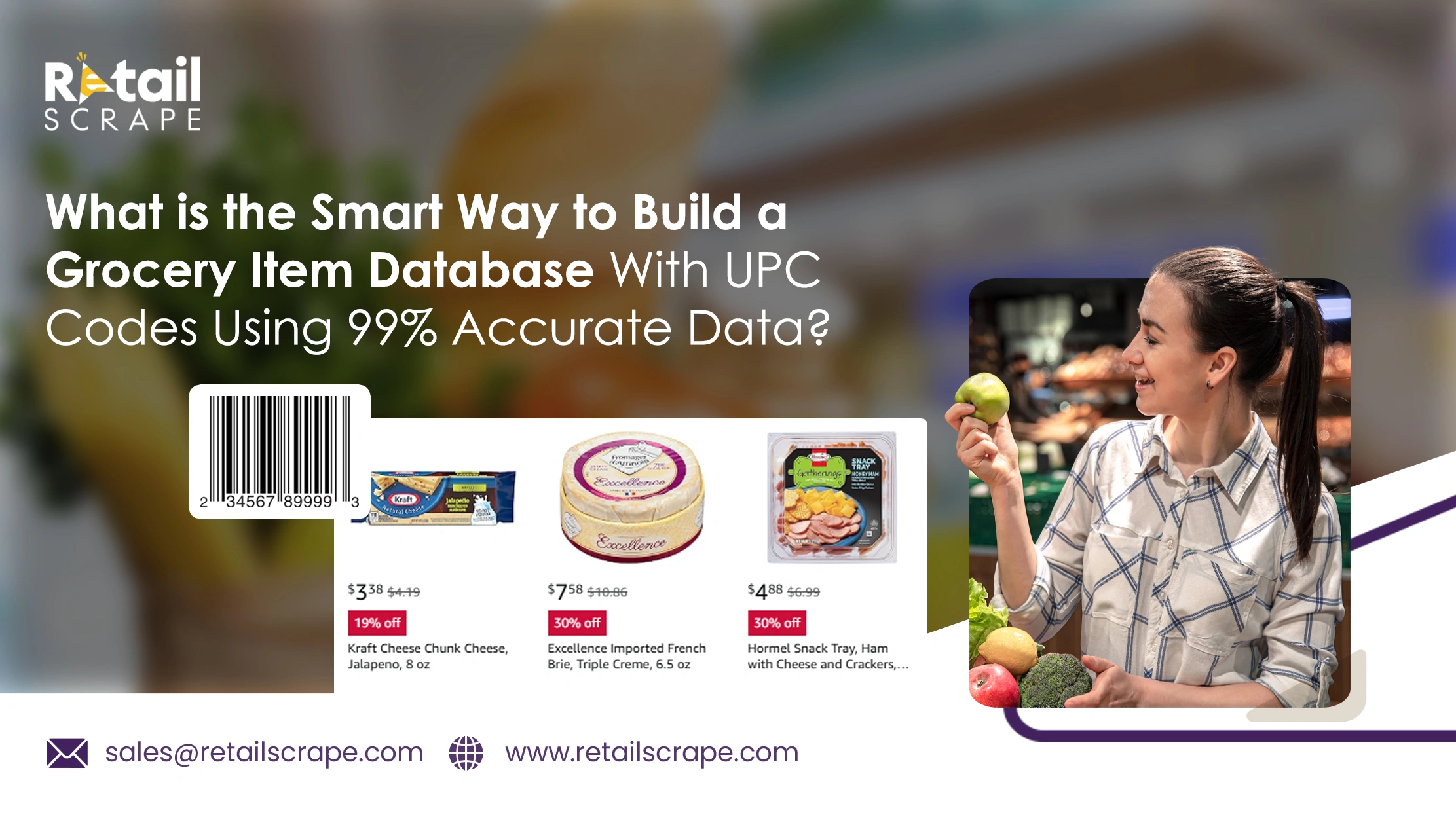 What is the Smart Way to Build a Grocery Item Database With UPC Codes Using 99% Accurate Data?