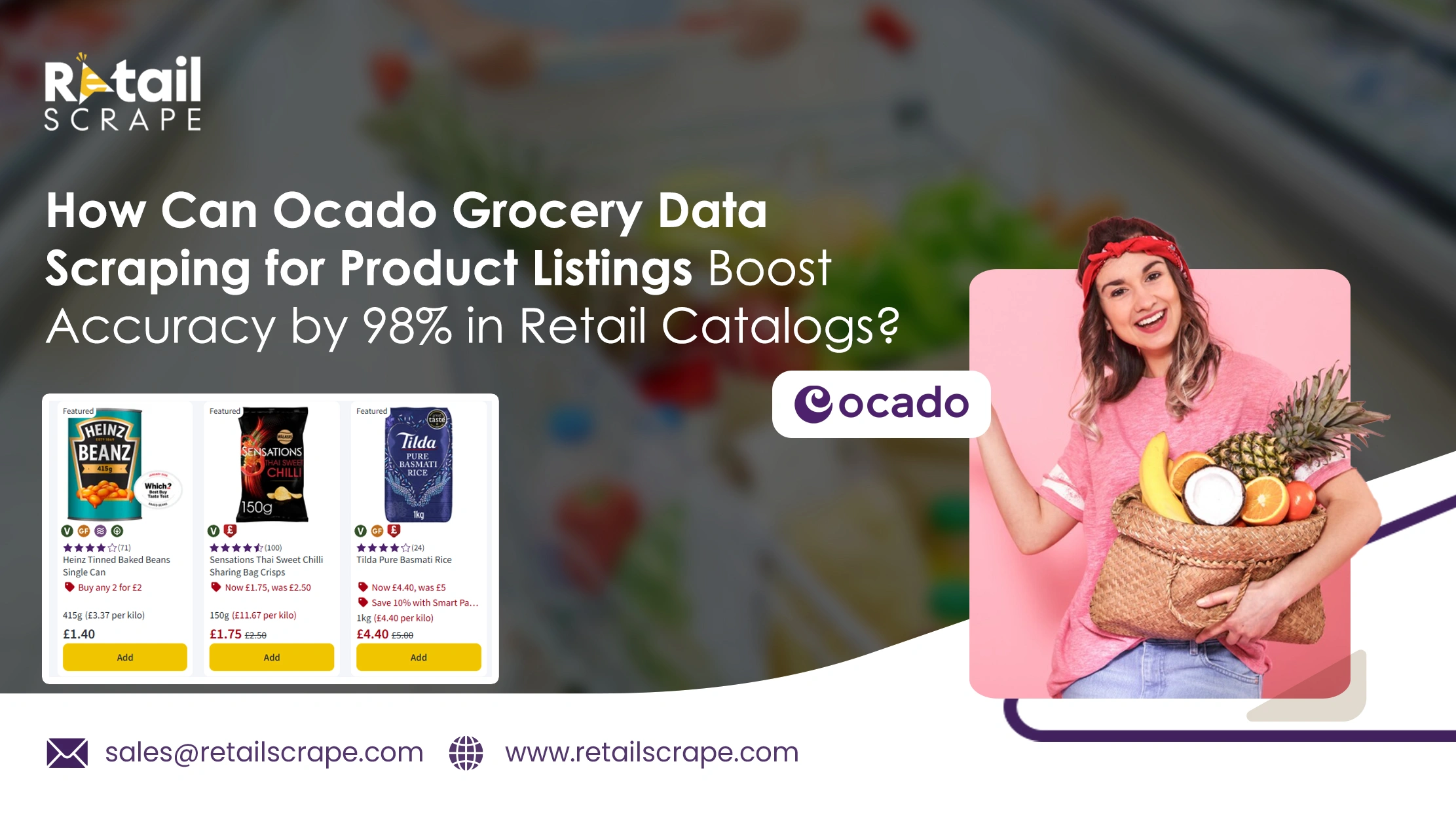 How Can Ocado Grocery Data Scraping for Product Listings Boost Accuracy by 98% in Retail Catalogs?