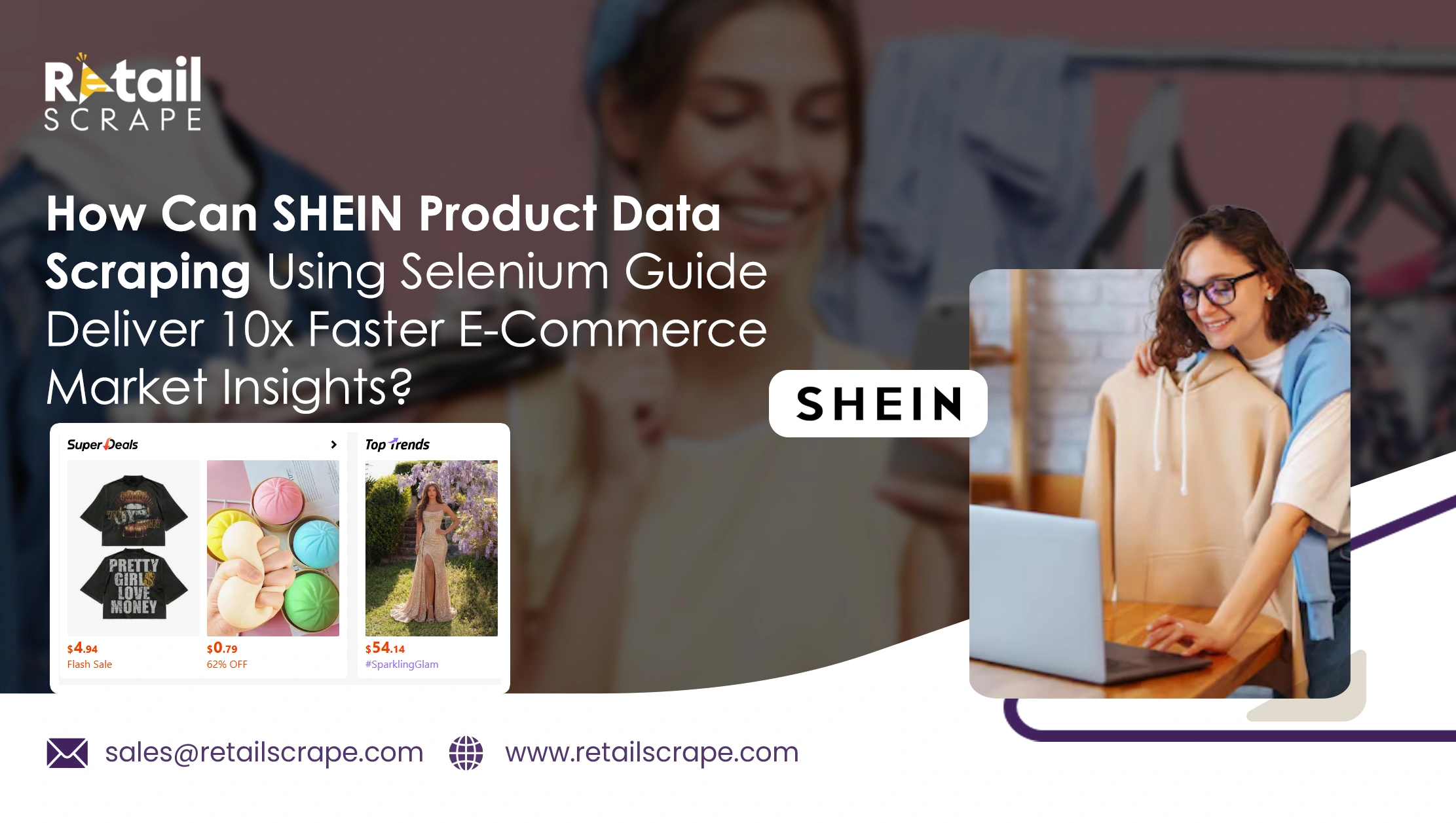 How Can SHEIN Product Data Scraping Using Selenium Guide Deliver 10x Faster E-Commerce Market Insights?