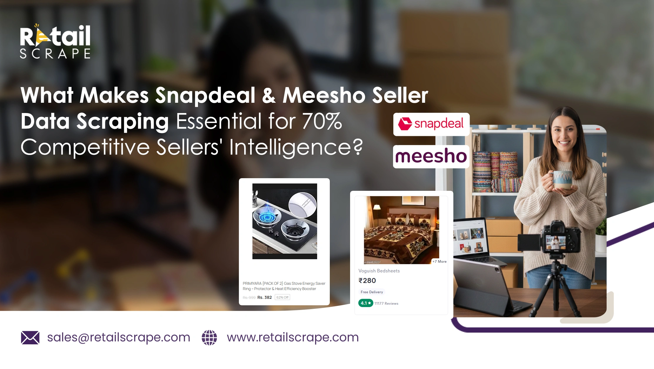What Makes Snapdeal & Meesho Seller Data Scraping Essential for 70% Competitive Sellers' Intelligence?