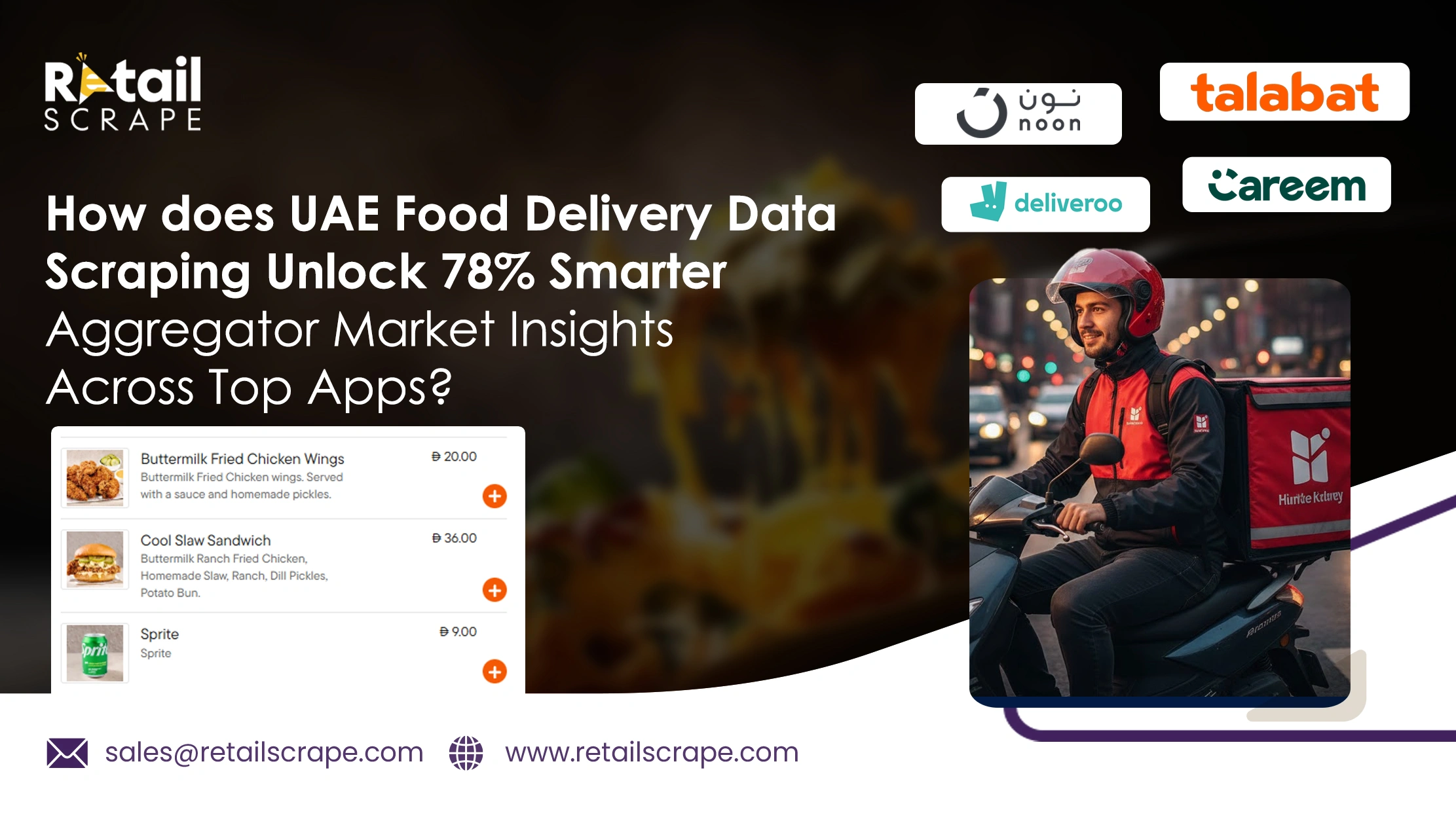 How does UAE Food Delivery Data Scraping Unlock 78% Smarter Aggregator Market Insights Across Top Apps?  