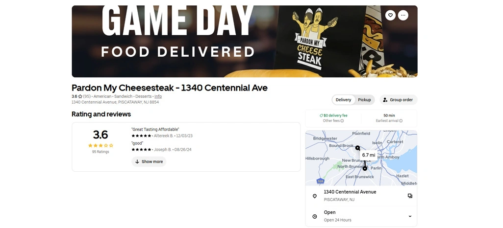 Understanding Ordering Behavior Through Regional Insights