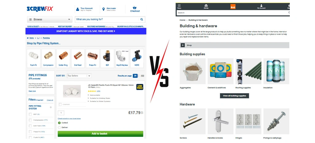 Evaluating Price Differences Between Major DIY Brands