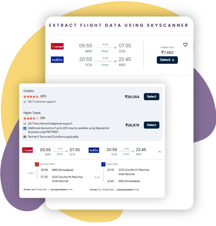 Extract-Flight-Data-Using-Skyscanner