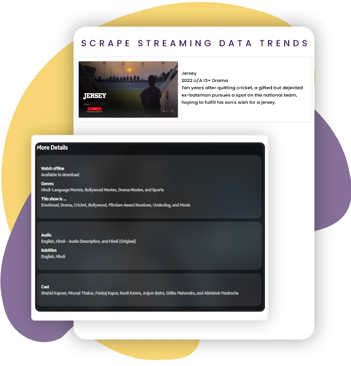 Extract Data From OTT