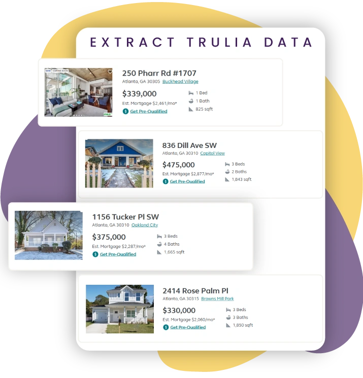 Extract Trulia Data